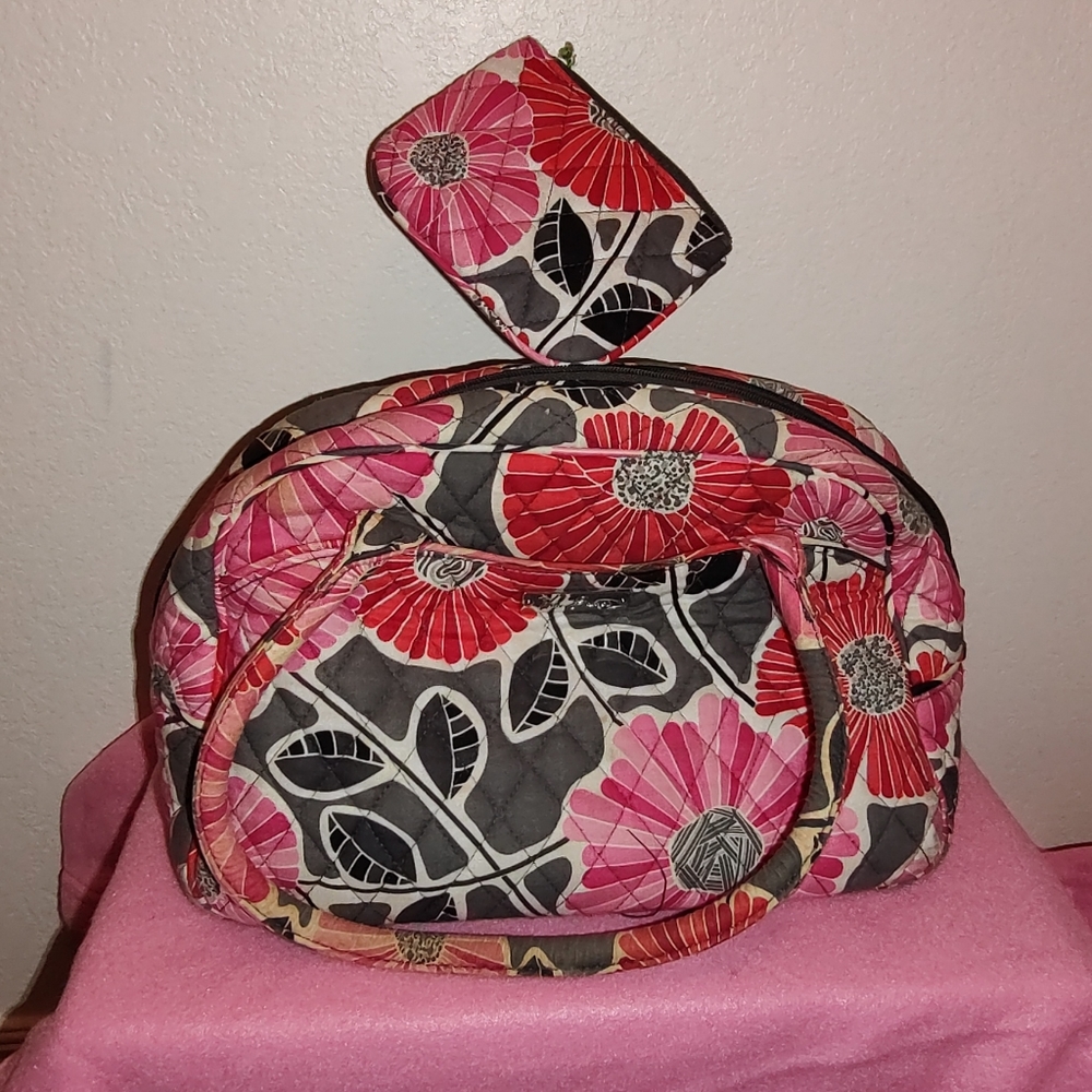 Vera Bradley Bowler Bag w/Coin Purse